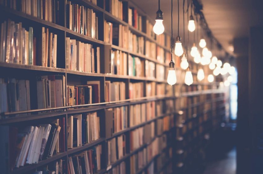 light inside library